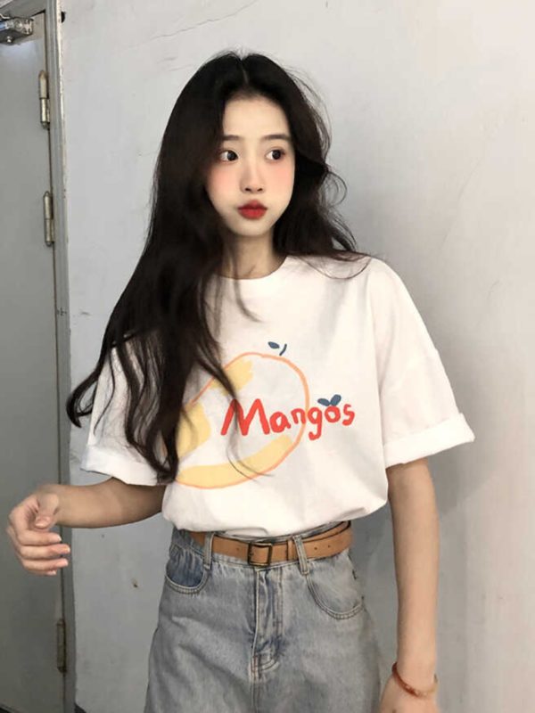 Plus Size Pure Cotton Loose Short Sleeve T-Shirt for Women - Summer 2025 American Style Top, Casual Everyday Wear