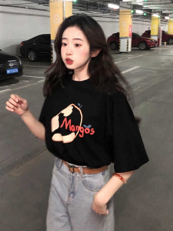 Plus Size Pure Cotton Loose Short Sleeve T-Shirt for Women - Summer 2025 American Style Top, Casual Everyday Wear