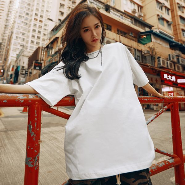 Plus Size Solid Color Basic Short Sleeve T-Shirt for Men - Trendy Loose Bat Sleeve Design, Comfortable and Stylish Everyday Wear