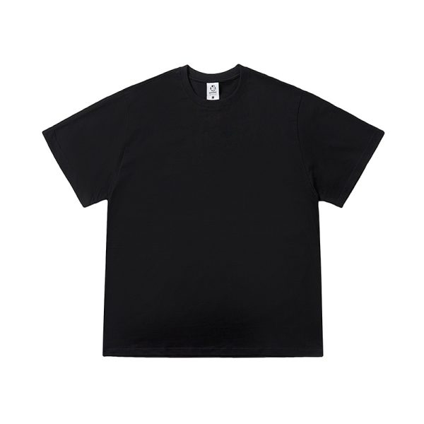 Plus Size Solid Color Basic Short Sleeve T-Shirt for Men - Trendy Loose Bat Sleeve Design, Comfortable and Stylish Everyday Wear