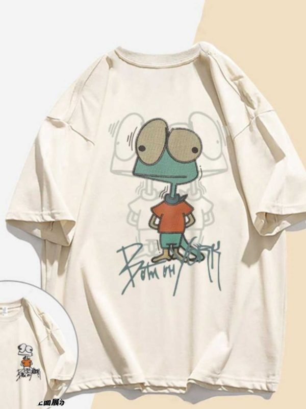 Plus Size Summer Cotton Loose Half Sleeve Couple T-Shirt for Men and Women - Simple, Comfortable, Casual Style