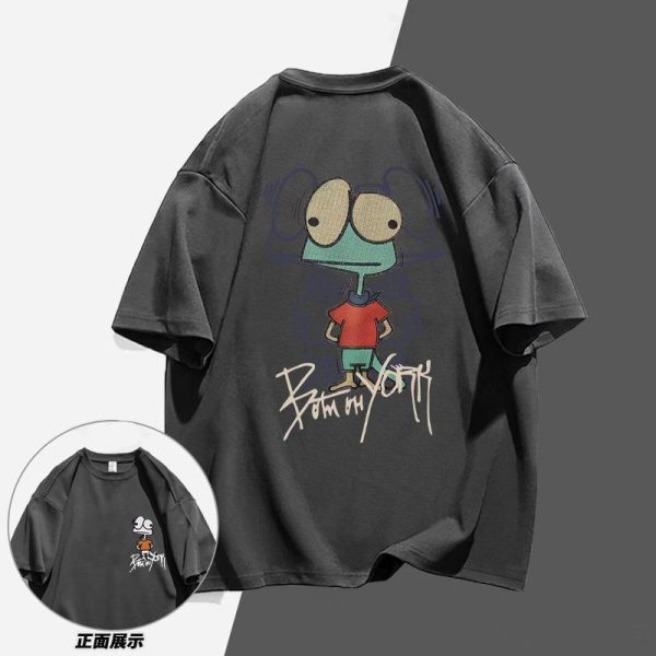 Plus Size Summer Cotton Loose Half Sleeve Couple T-Shirt for Men and Women - Simple, Comfortable, Casual Style