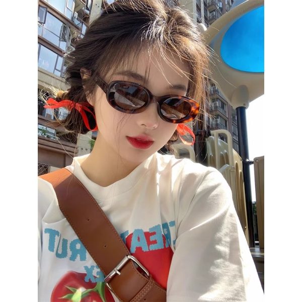 Pure Cotton Retro Tomato Fruit Print Short Sleeve T-Shirt for Men and Women, Plus Size Loose Round Neck, Casual Couple Style
