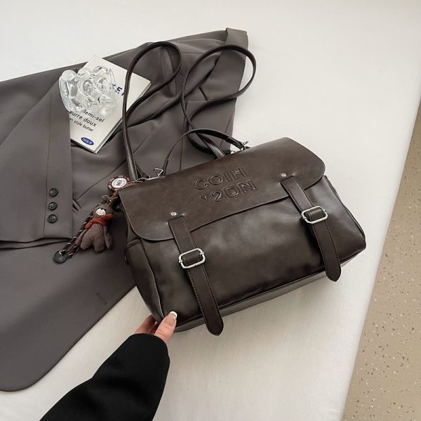Retro Casual Backpack for Women - 2025 Winter Fashion Trend, Versatile Briefcase for College, Classes, and Commuting