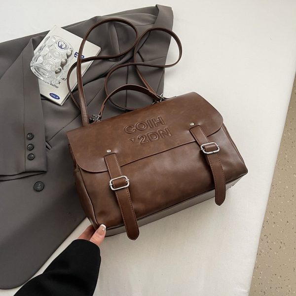 Retro Casual Backpack for Women - 2025 Winter Fashion Trend, Versatile Briefcase for College, Classes, and Commuting