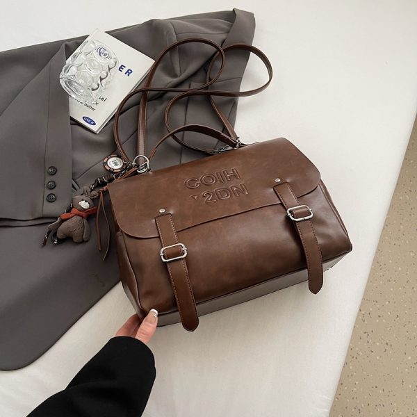 Retro Casual Backpack for Women - 2025 Winter Fashion Trend, Versatile Briefcase for College, Classes, and Commuting