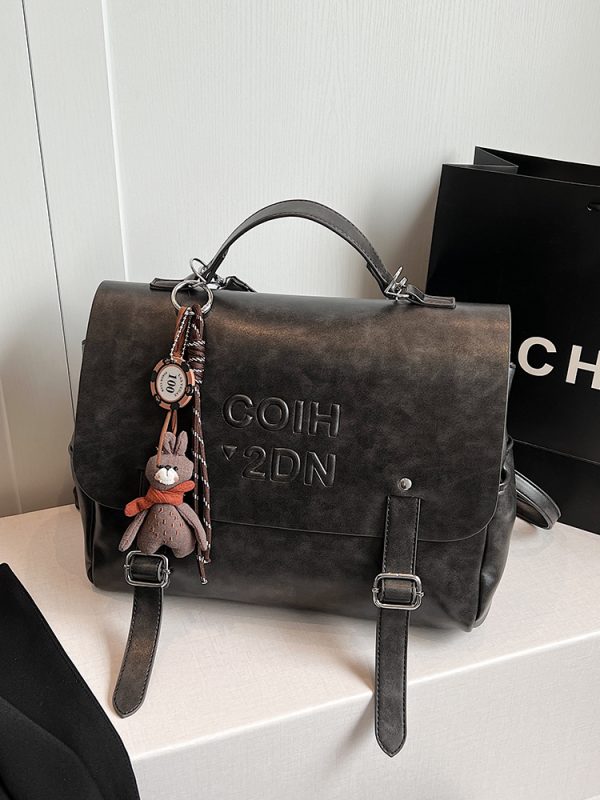 Retro Casual Backpack for Women - 2025 Winter Fashion Trend, Versatile Briefcase for College, Classes, and Commuting
