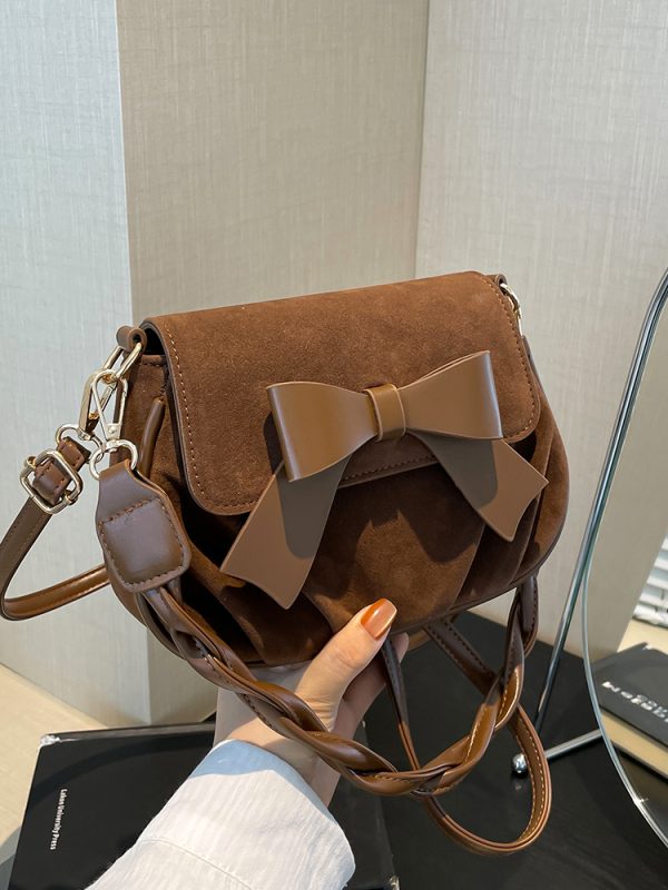 Retro Casual Saddle Bag for Women - Stylish High-Quality Crossbody Bag for Autumn 2025 Fashion Trend
