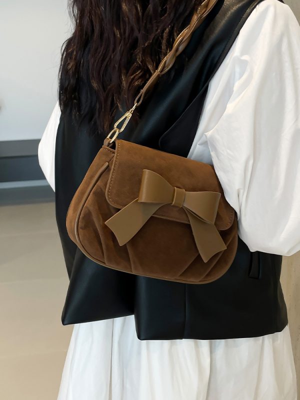 Retro Casual Saddle Bag for Women - Stylish High-Quality Crossbody Bag for Autumn 2025 Fashion Trend