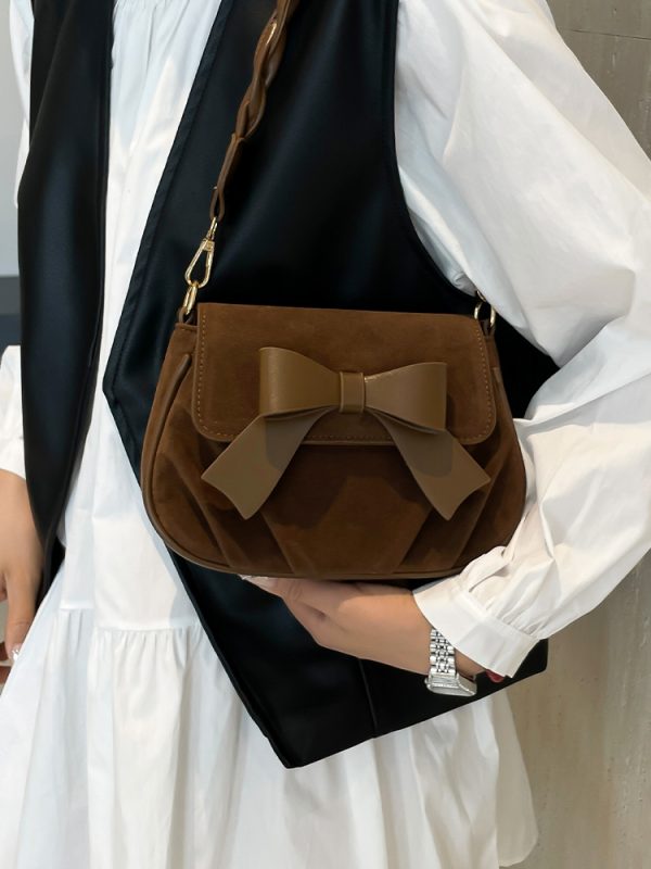 Retro Casual Saddle Bag for Women - Stylish High-Quality Crossbody Bag for Autumn 2025 Fashion Trend
