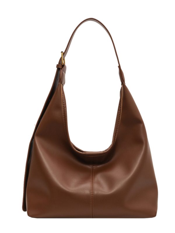Retro Commuter Underarm Bag for Women - 2025 Autumn Winter Versatile Tote Shoulder Bag with High-End Feel