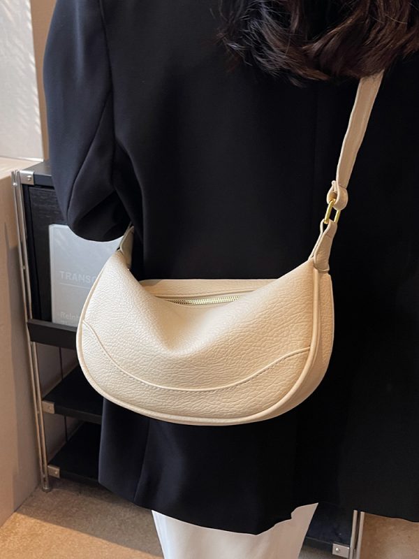 Retro High-End Fashion Small Saddle Bag for Women - Minimalist Casual Shoulder Bag for Autumn & Winter 2025, Trendy Versatile Design