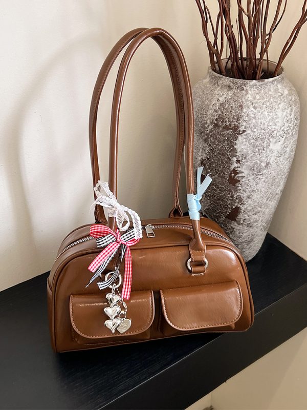 Retro Large Capacity Commuter Shoulder Bag for Women - Versatile Spring/Summer 2025 Fashion Essential