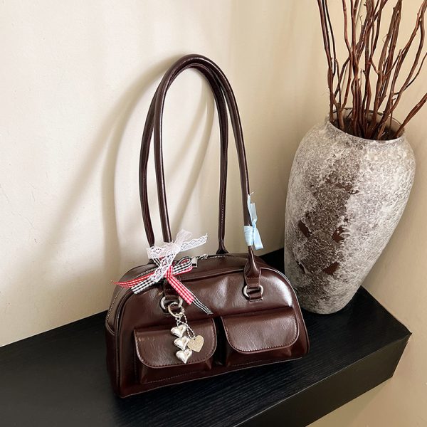Retro Large Capacity Commuter Shoulder Bag for Women - Versatile Spring/Summer 2025 Fashion Essential