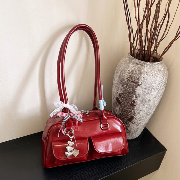 Retro Large Capacity Commuter Shoulder Bag for Women - Versatile Spring/Summer 2025 Fashion Essential