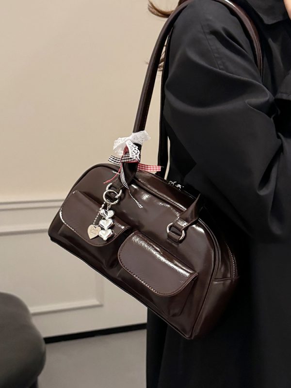 Retro Large Capacity Commuter Shoulder Bag for Women - Versatile Spring/Summer 2025 Fashion Essential