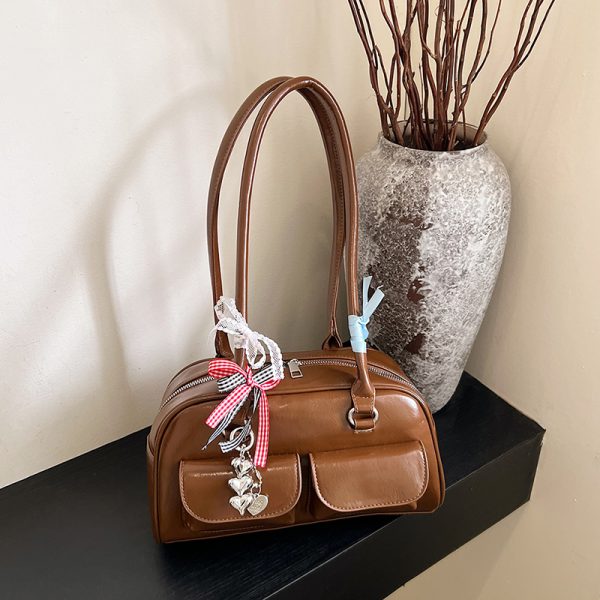 Retro Large Capacity Commuter Shoulder Bag for Women - Versatile Spring/Summer 2025 Fashion Essential