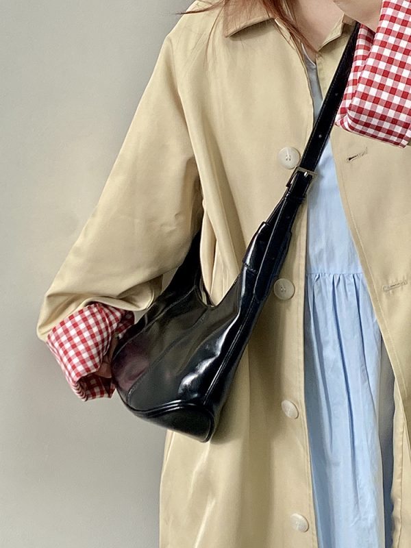 Retro Large Capacity Dumpling Bag for Women - Versatile Shoulder Crossbody Underarm Bag - 2025 Niche Design