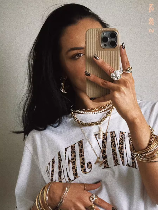 Retro Leopard Print Letter Oversized Short Sleeve T-Shirt for Women - Summer Casual Hot Girl Style