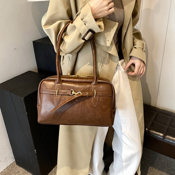 Retro Underarm Bag for Women - 2025 Stylish Handheld Shoulder Tote, Fashionable Pillow Bag for Spring and Summer Commuting