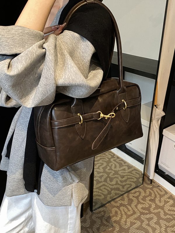 Retro Underarm Bag for Women - 2025 Stylish Handheld Shoulder Tote, Fashionable Pillow Bag for Spring and Summer Commuting