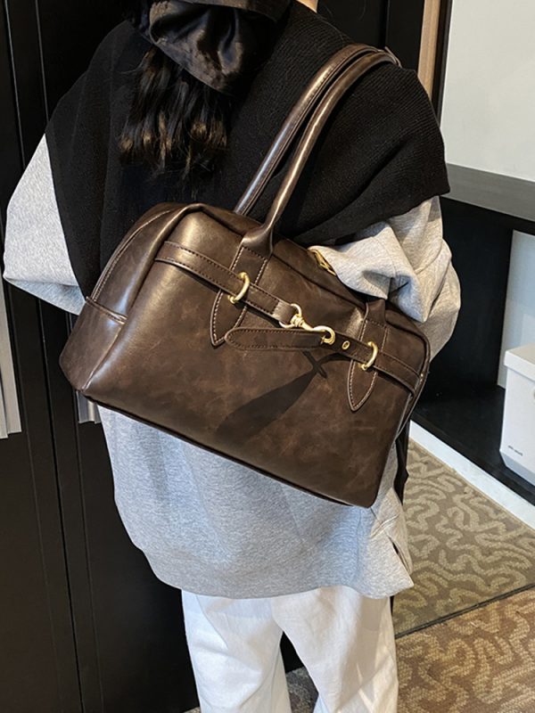 Retro Underarm Bag for Women - 2025 Stylish Handheld Shoulder Tote, Fashionable Pillow Bag for Spring and Summer Commuting
