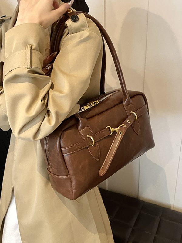 Retro Underarm Bag for Women - 2025 Stylish Handheld Shoulder Tote, Fashionable Pillow Bag for Spring and Summer Commuting