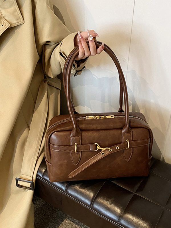 Retro Underarm Bag for Women - 2025 Stylish Handheld Shoulder Tote, Fashionable Pillow Bag for Spring and Summer Commuting