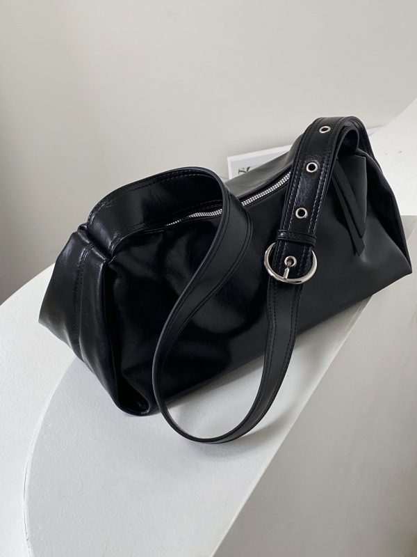 Retro Wide Shoulder Strap Tote Bag for Women - Spring Summer 2025 Cool Crossbody Design