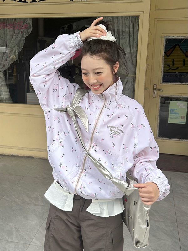 Reversible Plaid Raglan Jacket for Couples - Loose Fit Versatile Fashion Cardigan for Spring and Autumn, American Style Outerwear