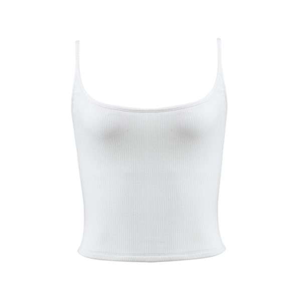 Sexy Ginger Yellow French Camisole with Chest Pads for Women - Elegant Lingerie Top for Night Out or Everyday Wear