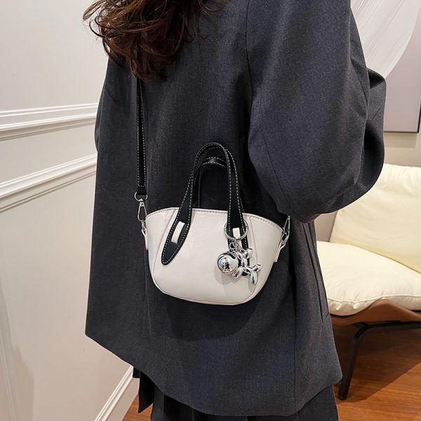 Silver Mini Dumpling Crossbody Bag for Women - Stylish High-End Mobile Shoulder Bag for Summer 2025