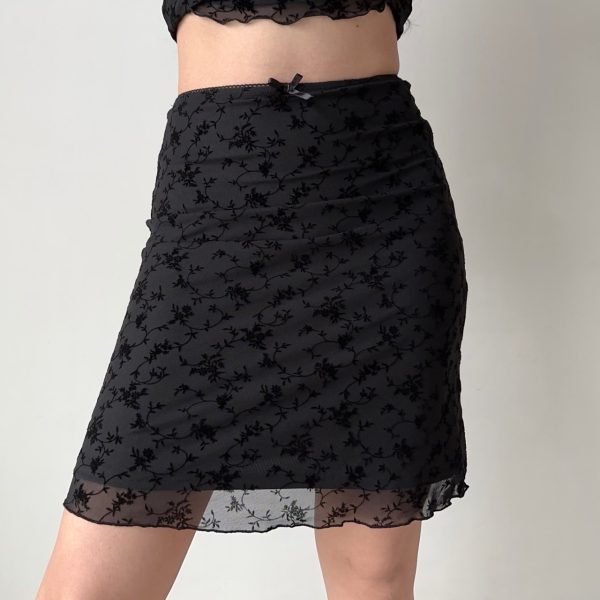 Slim-Fit Black Cardigan with Camisole & High-Waisted Mini Skirt Set â€“ European & American Style Women's Fashion Ensemble