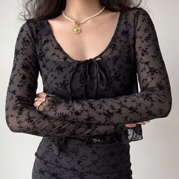 Slim-Fit Black Cardigan with Camisole & High-Waisted Mini Skirt Set â€“ European & American Style Women's Fashion Ensemble