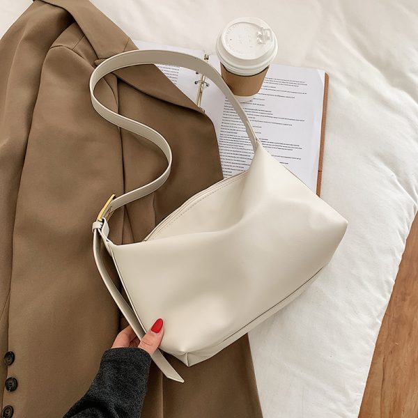 Soft Leather Casual Small Bag for Women - Retro Spring/Summer 2025 Trendy Versatile Crossbody Shoulder Bag