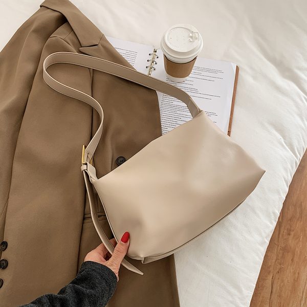Soft Leather Casual Small Bag for Women - Retro Spring/Summer 2025 Trendy Versatile Crossbody Shoulder Bag