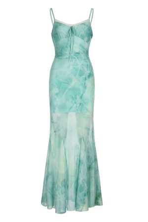 Sparkling Blue Fish Tail Tulle Dress for Women, Elegant Waist-Defining Bodycon, Strapless Evening Dress, Perfect for Parties