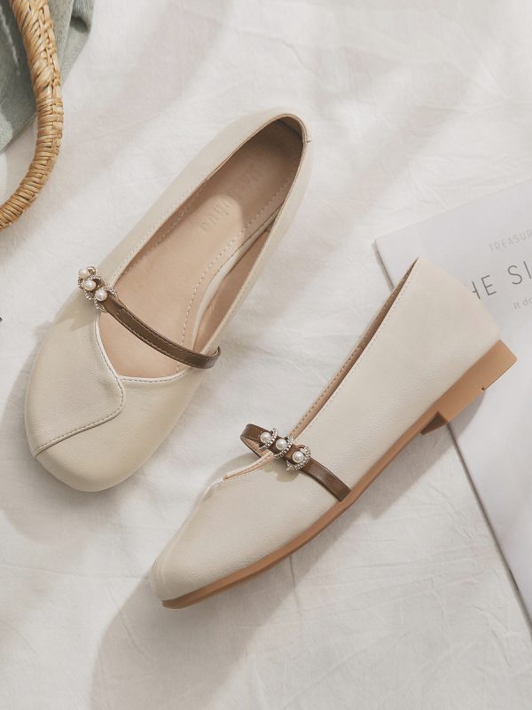 Spring Sheepskin Flat Loafers for Women - French Style Shallow Mouth Shoes Perfect for Skirts - Elegant and Versatile Fashion Footwear