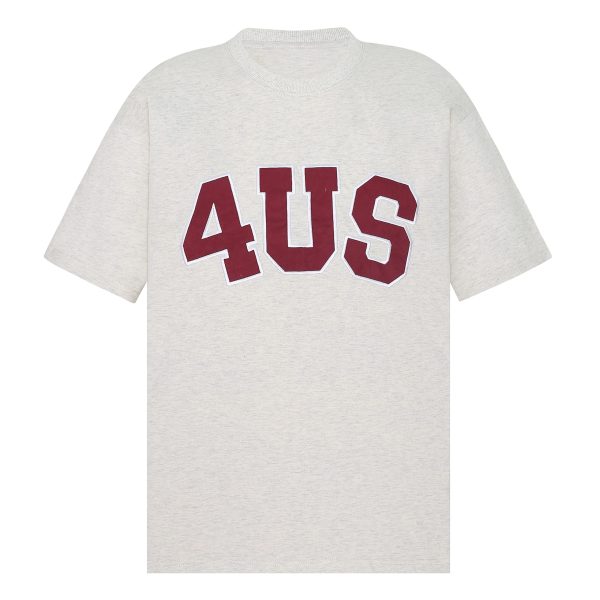 Spring Summer Patch Embroidered Suede Logo Loose Basic Couple T-Shirt - Trendy Short Sleeve Top for Casual Style
