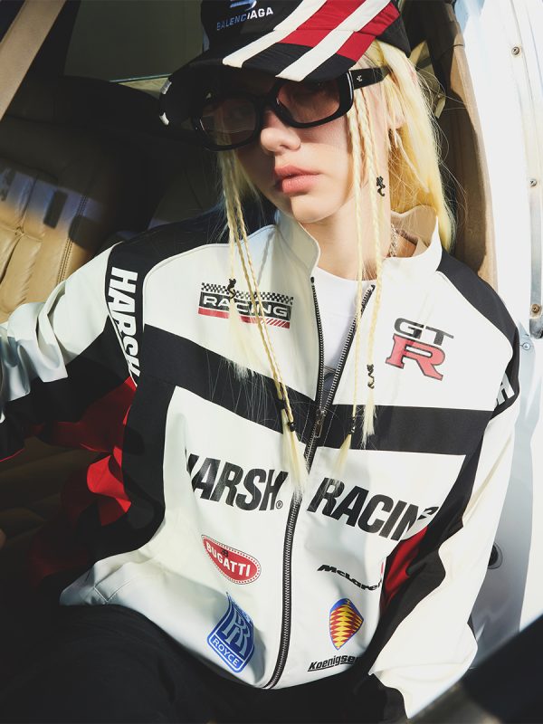 Street Racing Jacket - Harsh and Cruel Design, Urban Style, Trendy Fashion Outerwear