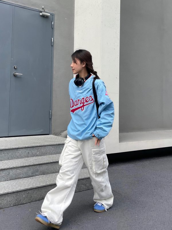 Stylish Retro High-Waisted Wide-Leg Multi-Pocket Work Pants for Men and Women - Trendy Casual 90s Inspired Straight-Leg Trousers