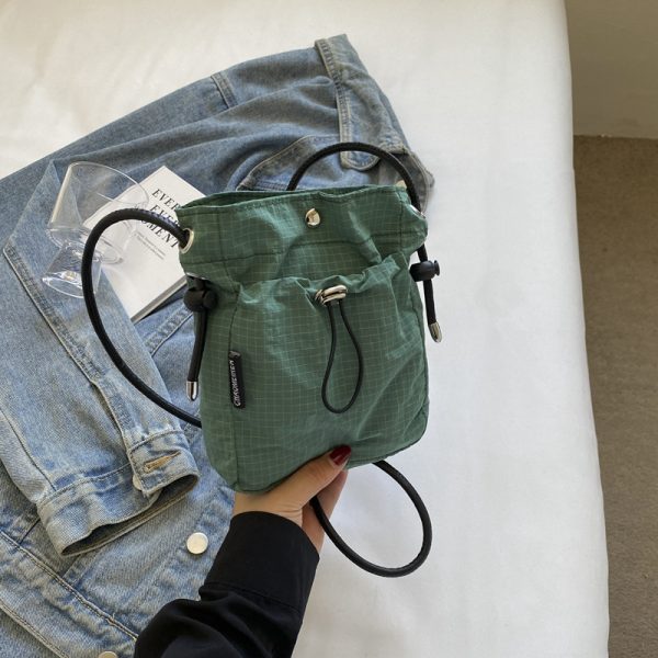 Summer 2025 Women's Casual Crossbody Bag, Trendy Bucket Shoulder Bag for Phones, Stylish Leisure Tote
