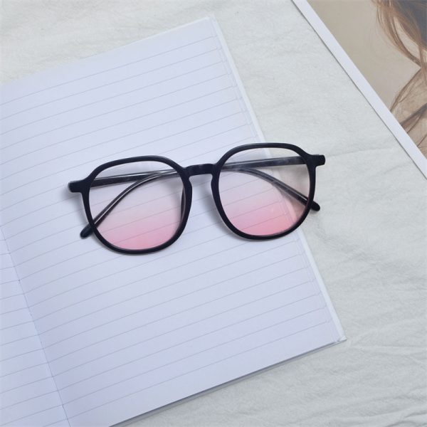 Summer Blush Large Frame Sunglasses for Women - Face Slimming, Versatile Fresh Style, Ideal for Students