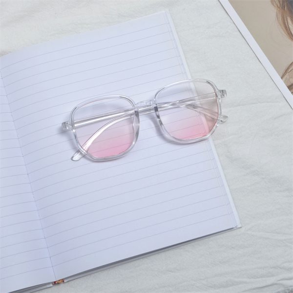 Summer Blush Large Frame Sunglasses for Women - Face Slimming, Versatile Fresh Style, Ideal for Students