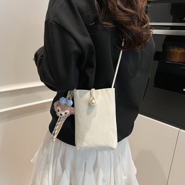 Summer Lightweight Chinese Style Crossbody Phone Bag for Women - 2025 Yellow National Wind Small Purse