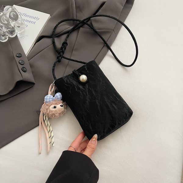 Summer Lightweight Chinese Style Crossbody Phone Bag for Women - 2025 Yellow National Wind Small Purse