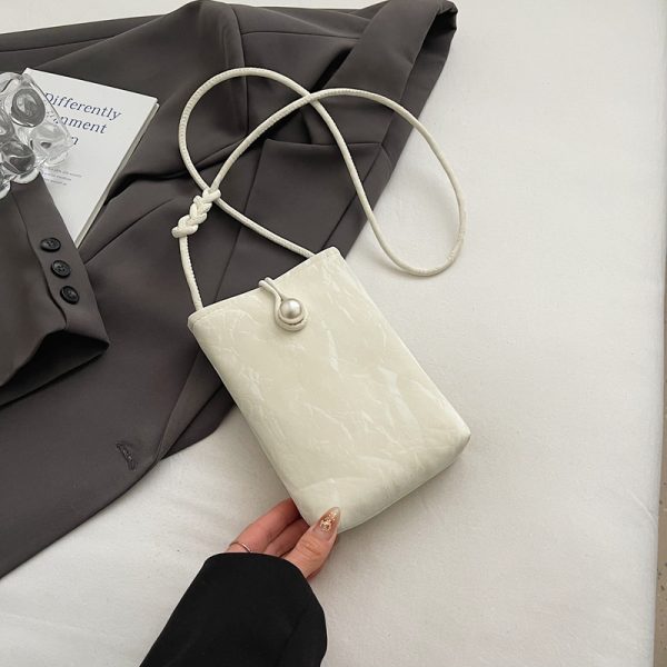 Summer Lightweight Chinese Style Crossbody Phone Bag for Women - 2025 Yellow National Wind Small Purse