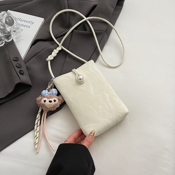 Summer Lightweight Chinese Style Crossbody Phone Bag for Women - 2025 Yellow National Wind Small Purse
