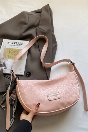 Summer Textured Silver Dumpling Bag for Women - 2025 New Style, Versatile Crossbody Phone Bag, Trendy and Functional