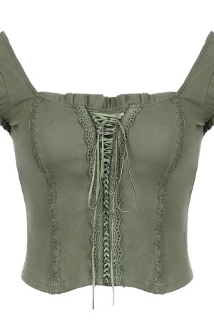 Sweet Spicy Mesh Waist-Cinching Fishbone Corset Camisole - Versatile Design Inspired by The Wizard of Oz, Y2K Fashion